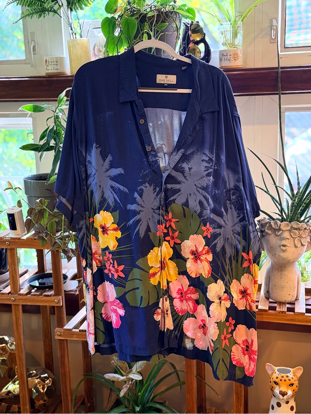 Oak Hill Tropical Hawaiian Shirt Men’s 3XL